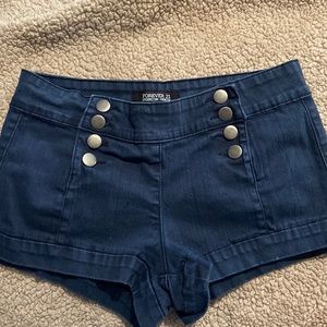 Blue denim 8 bottom shorts